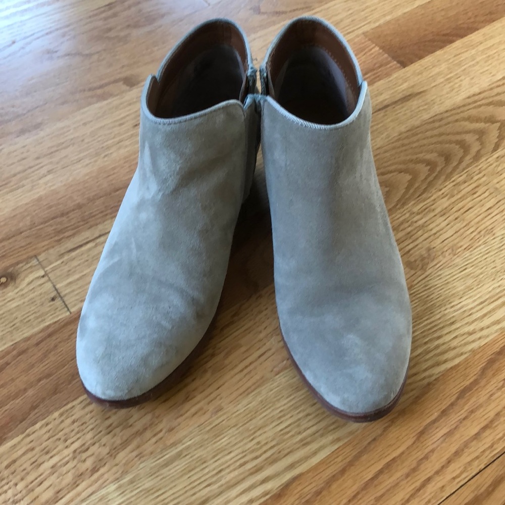 Sam Edelman putty suede booties - size 6 women’s
